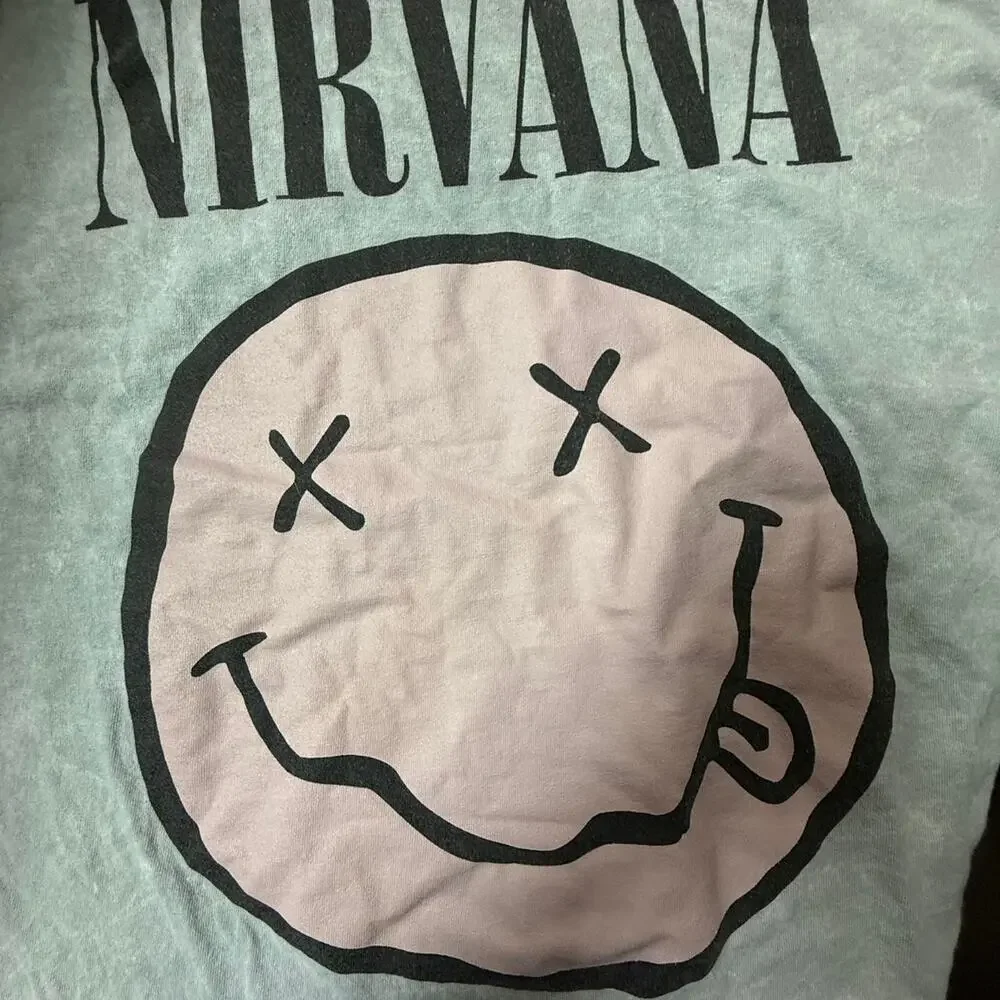 Nirvana grey cotton t shirt size